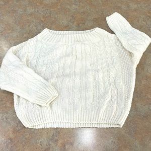 🌵Wide Necked Slightly Cropped Sweater